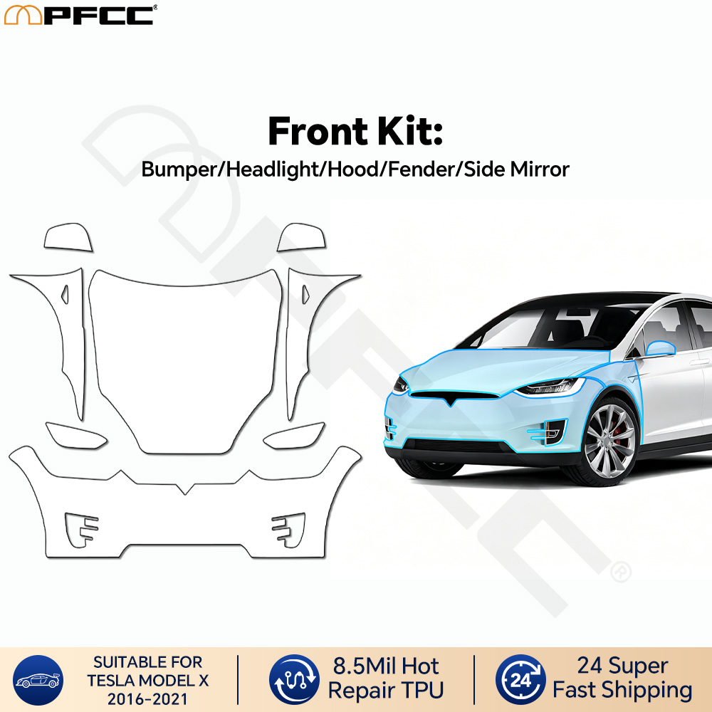 Logo Model Kit - For Tesla Model X 2016-2021 TPU