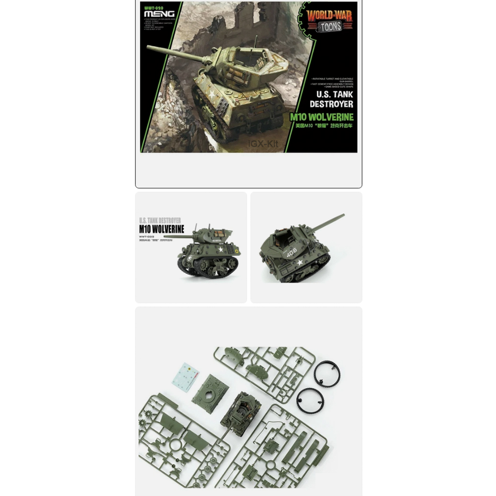 Model Kit Wolverine - Q Edition Meng WWT020 US Tank