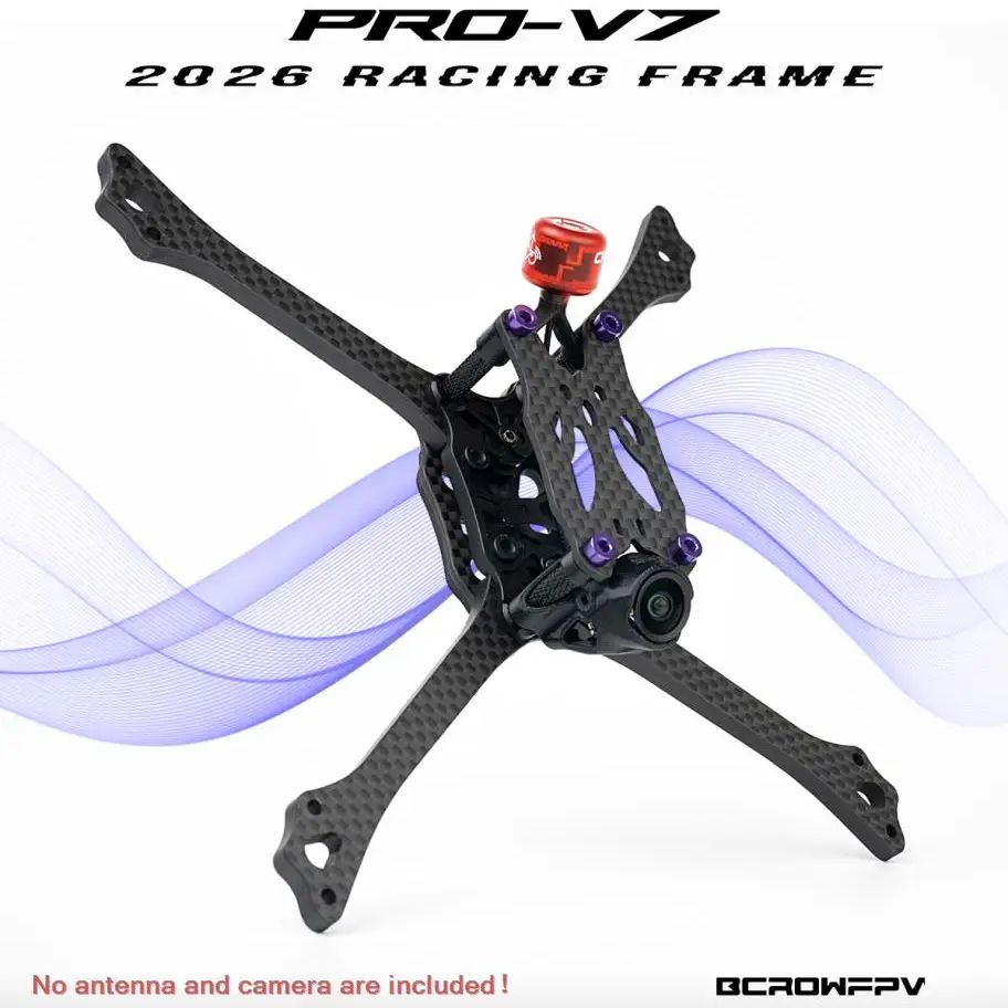 Model Kit Frame - BCROWFPV PRO-V7 Racing Drone Frame Kit