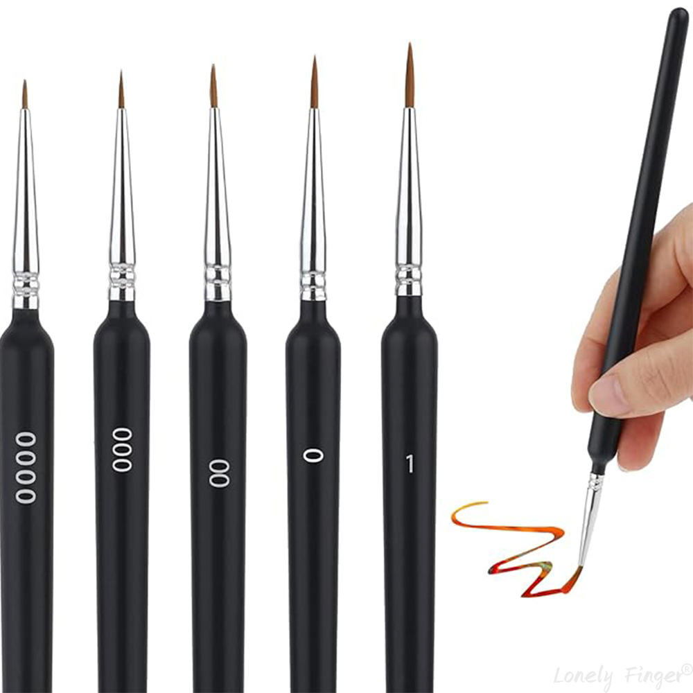 Metallic Paint Set - 5/11Pcs Paint Brushes Set, Artist Fine