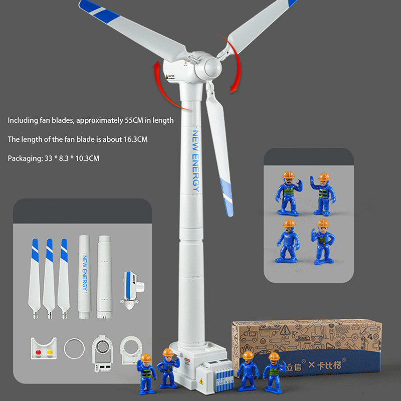 Model Kit Simulator - Kids' Wind Turbine Model Simulation Toy