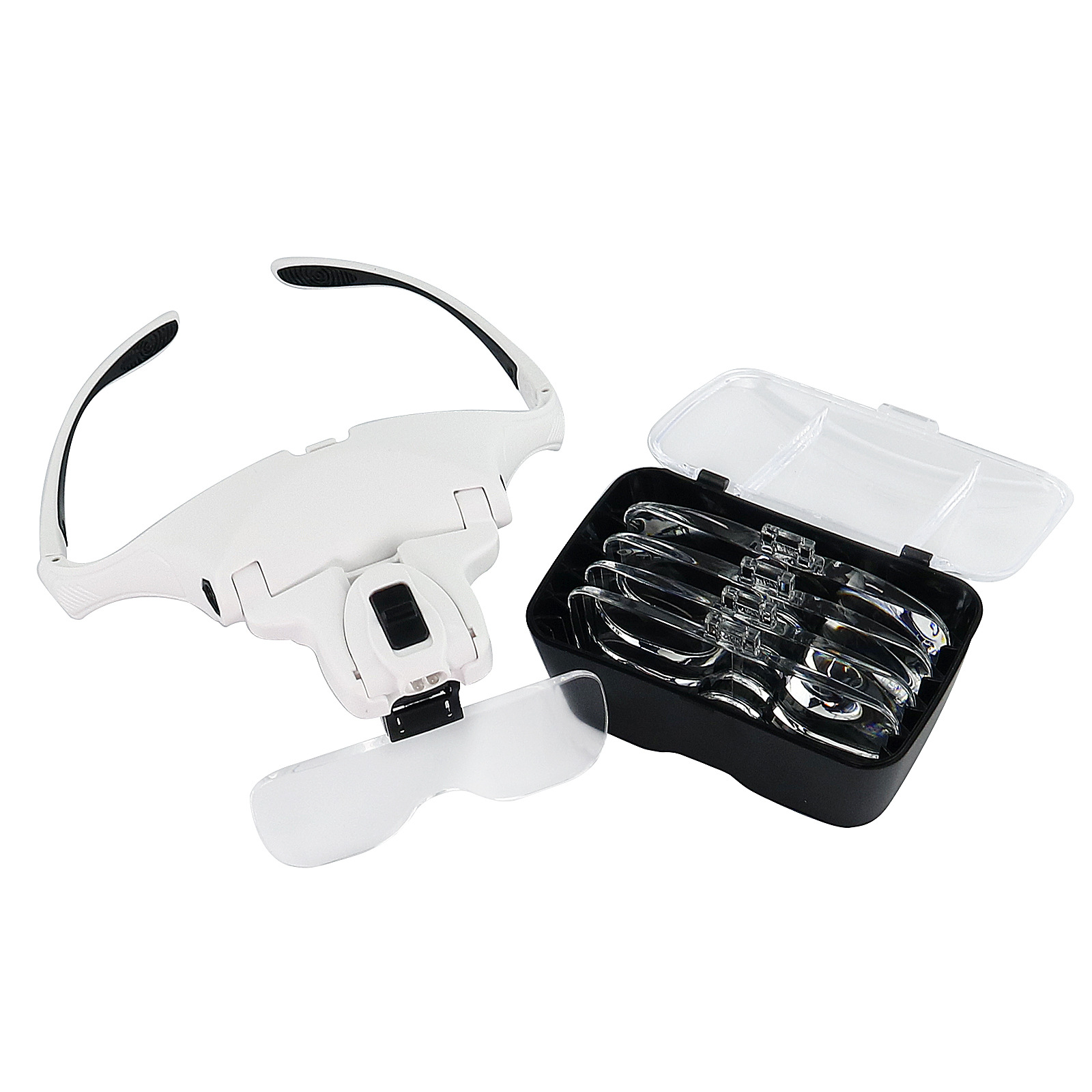 Magnifier With Light - 1.0X 1.5X 2.0X 2.5X 3.5X Adjustable