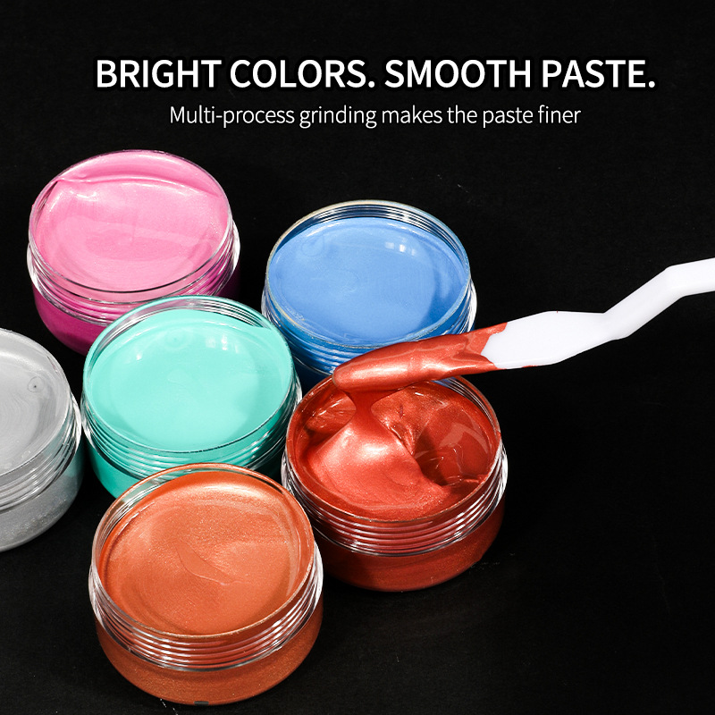 30ml 8 Color Metallic Gradient - đánh giá và giá Metallic Paint Set