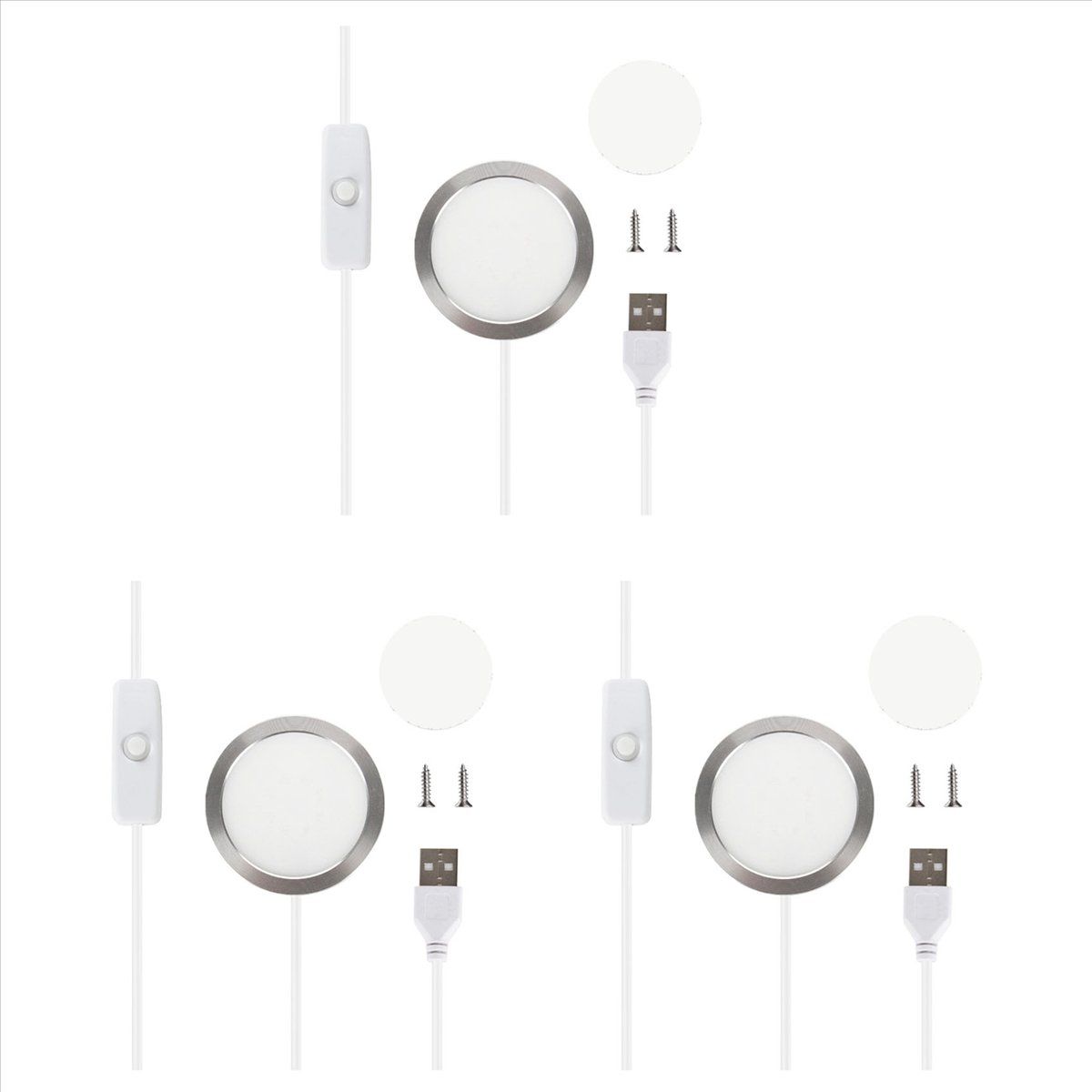 3X DIY LED Night Light Kit for - đánh giá và giá Model Kit House