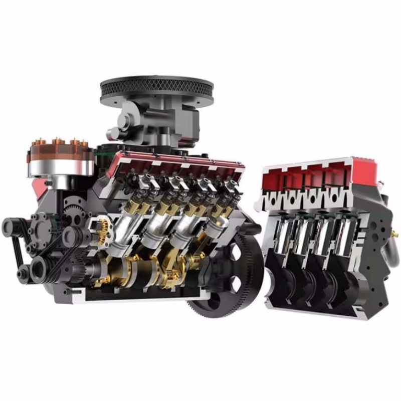 TOYAN V8 Gas 4 Stroke Engine 2 - đánh giá và giá Model Kit Engine V8