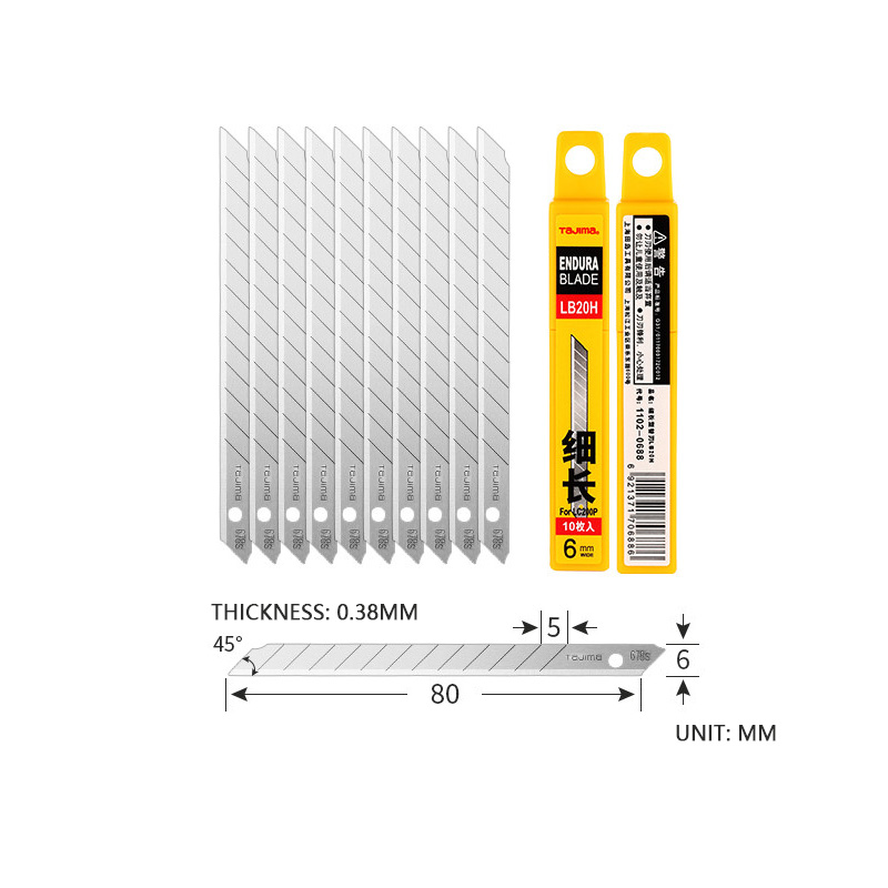 TAJIMA LB20H 6mm Spare Blade 1 - đánh giá và giá Metallic Paint Set