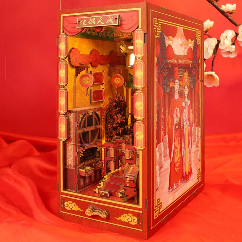 OUZEY DIY Chinese Wedding Wood - đánh giá và giá Model Kit House