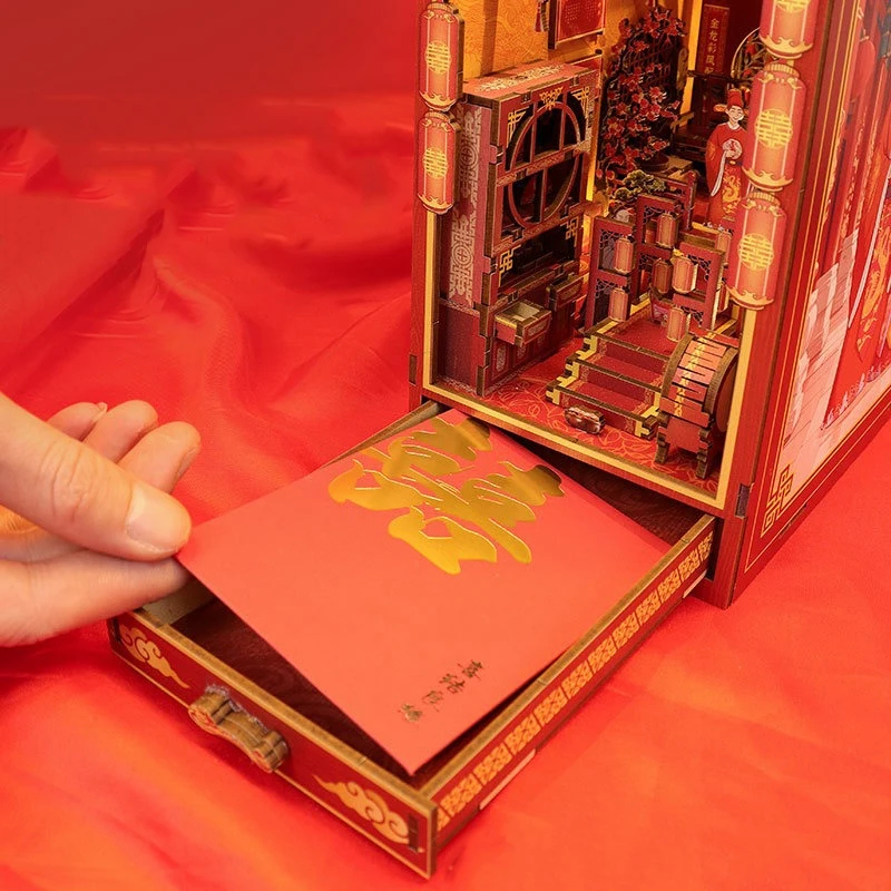 OUZEY DIY Chinese Wedding Wood - đánh giá và giá Model Kit House