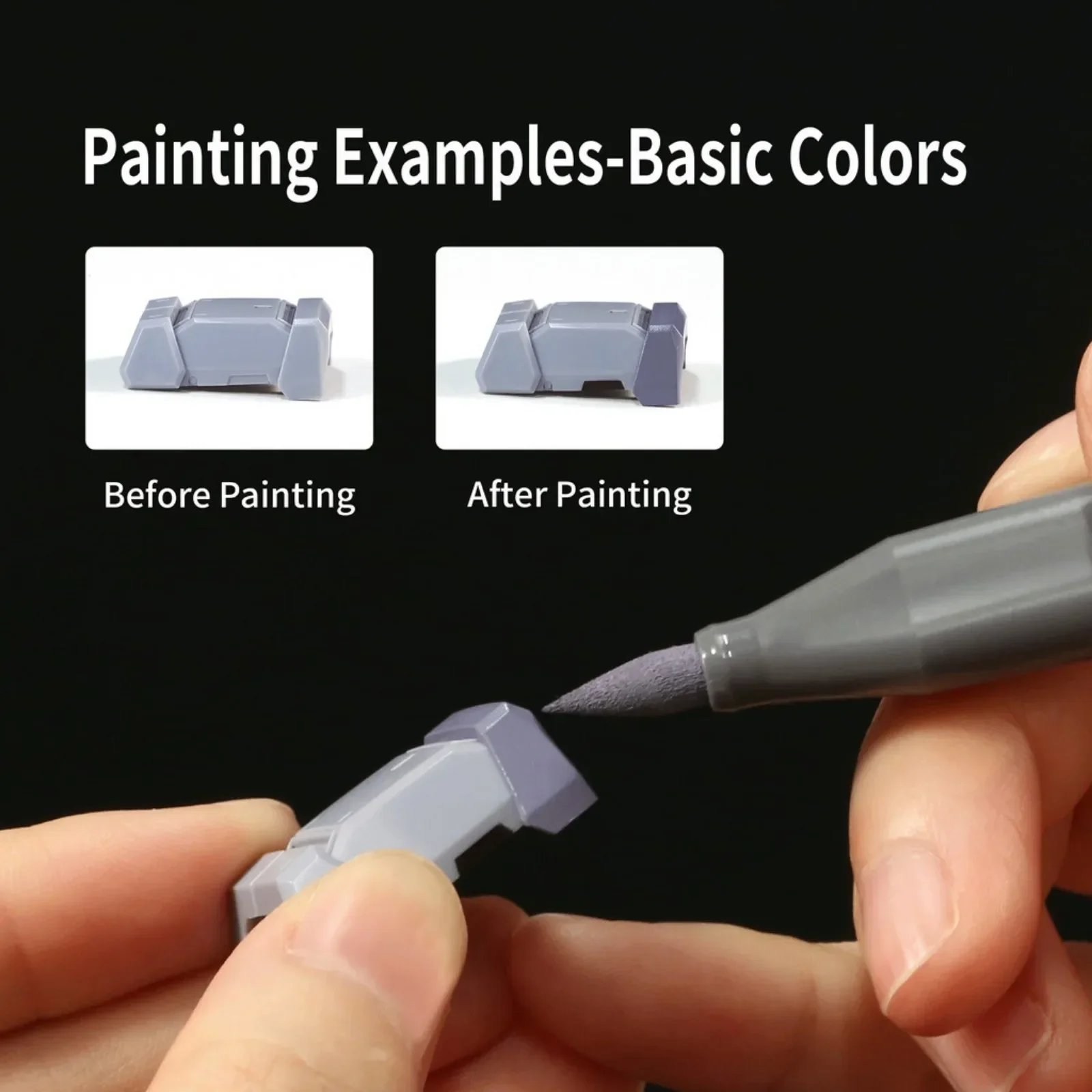 DSPIAE Soft Tip Water-based Ma - đánh giá và giá Metallic Paint Set