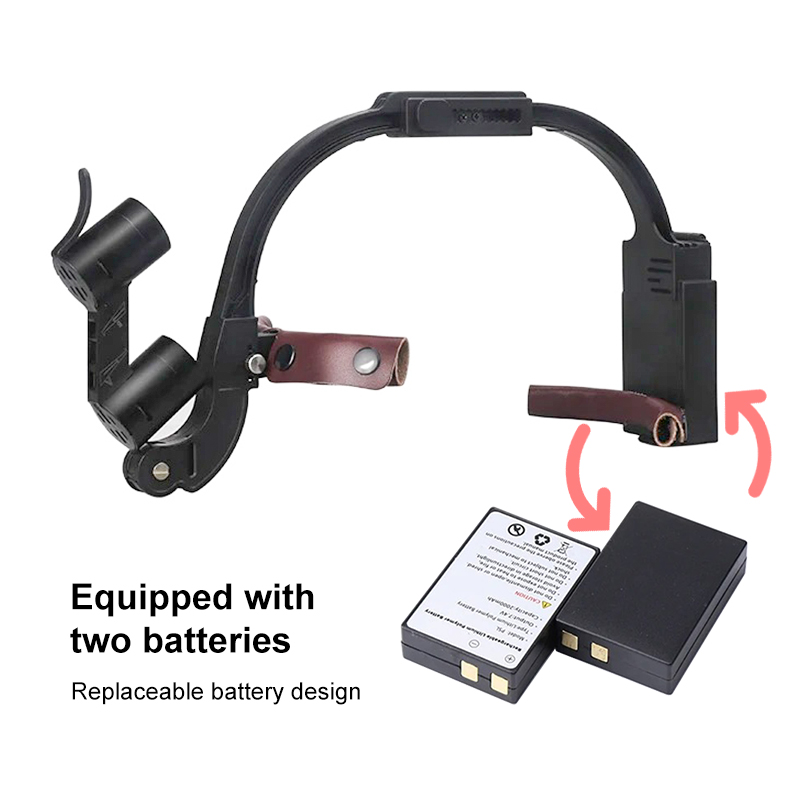 Dental LED Head Light Lamp 2.5 - đánh giá và giá Magnifier With Light