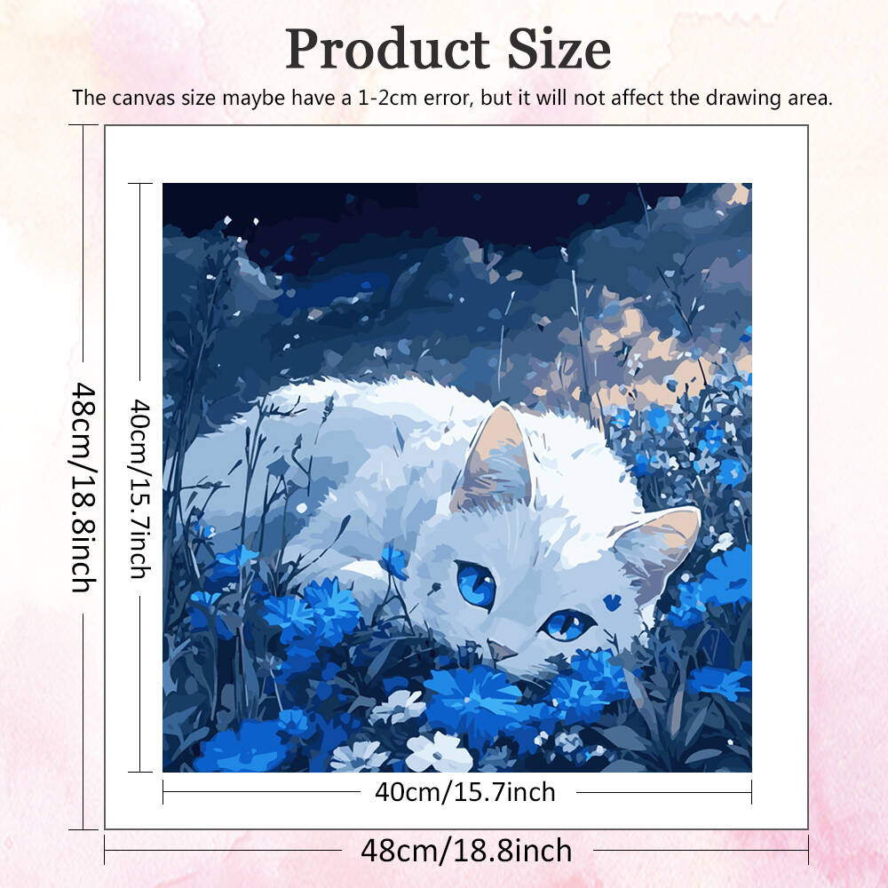 DIY Painting By Numbers Cat An - đánh giá và giá Metallic Paint Set