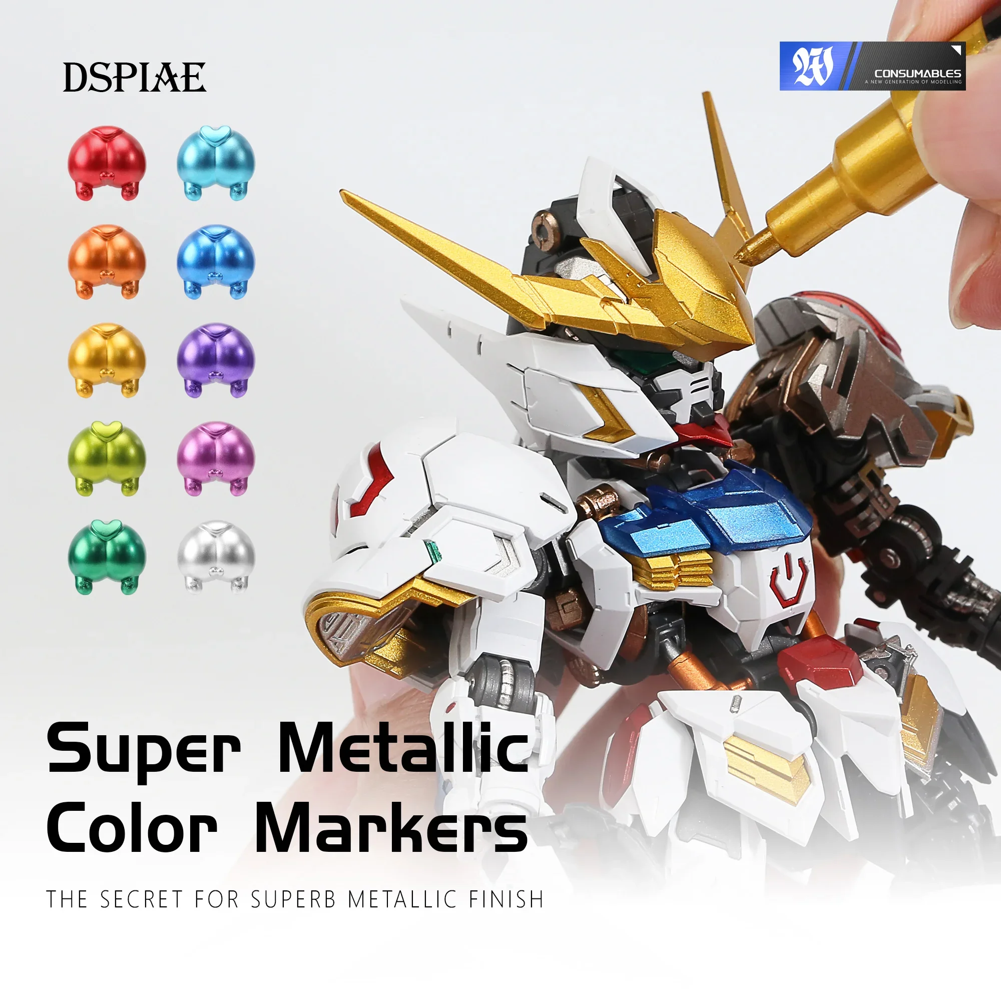 【2026 New】DSPIAE MKA 12 Colors - đánh giá và giá Metallic Paint Set