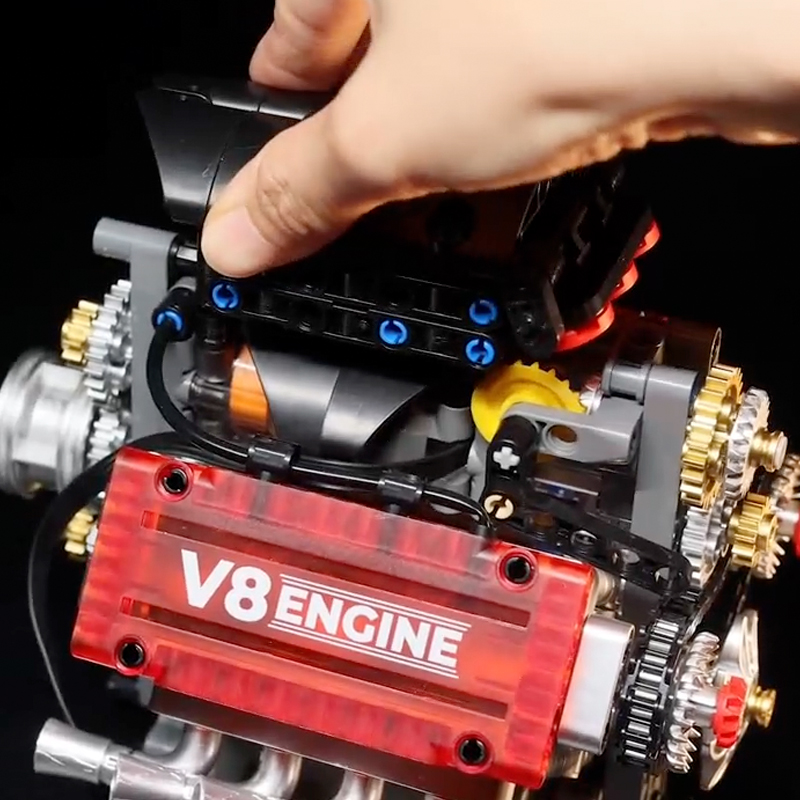 V8 Engine Motorized Simulation - đánh giá và giá Model Kit Engine V8