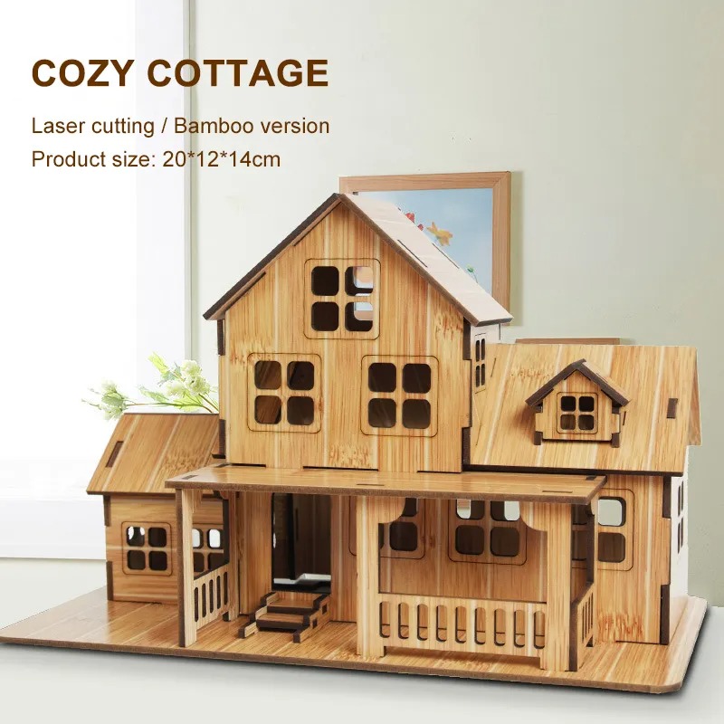 3D Wooden Puzzle Model GamesCo - đánh giá và giá Model Kit House