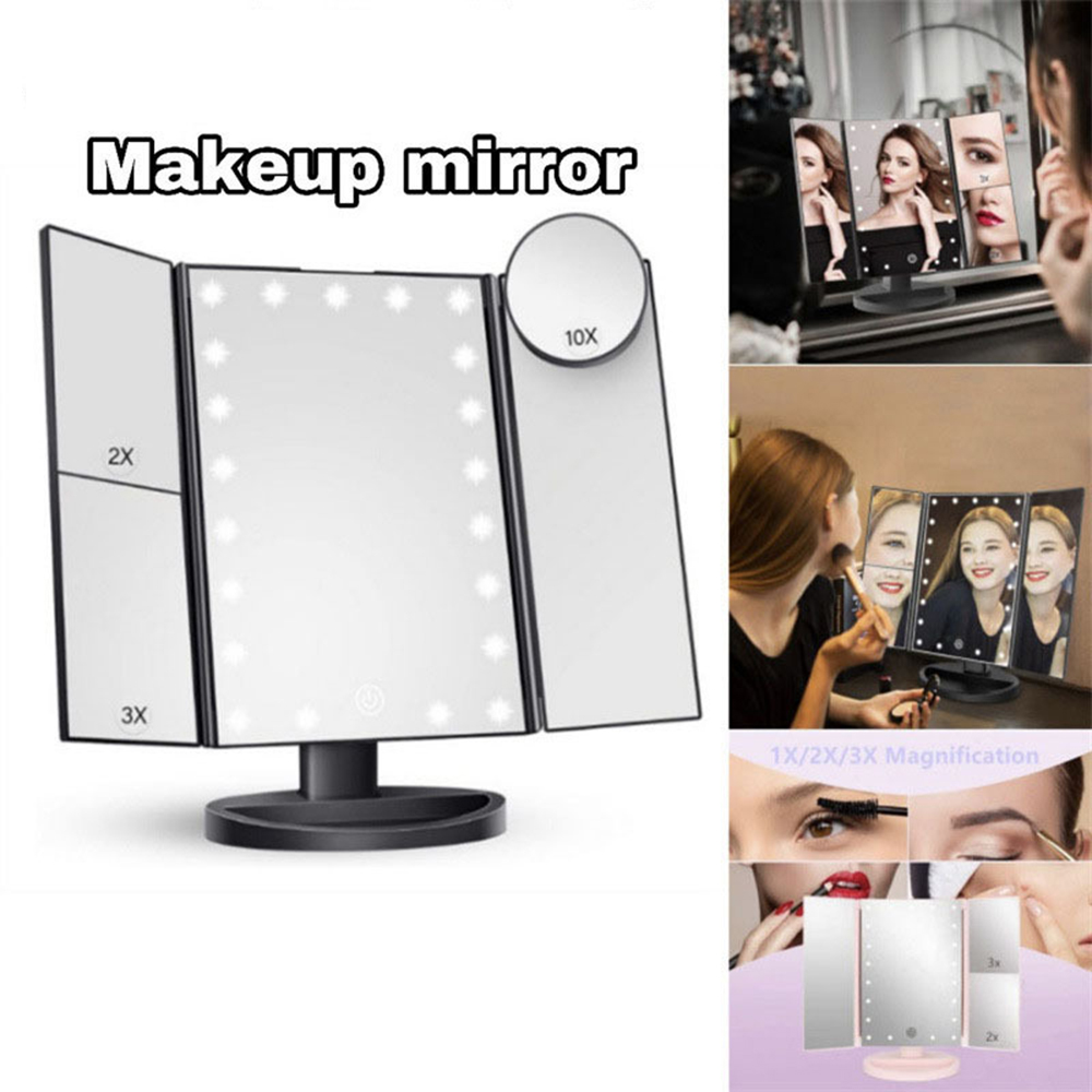 Bathroom Folding Makeup Mirror - đánh giá và giá Magnifier With Light