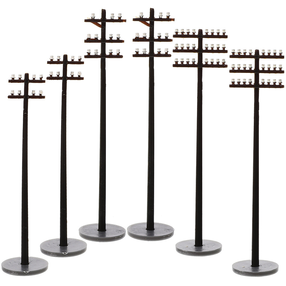 6Pcs Micro Telegraph Poles Smo - đánh giá và giá Model Kit Box