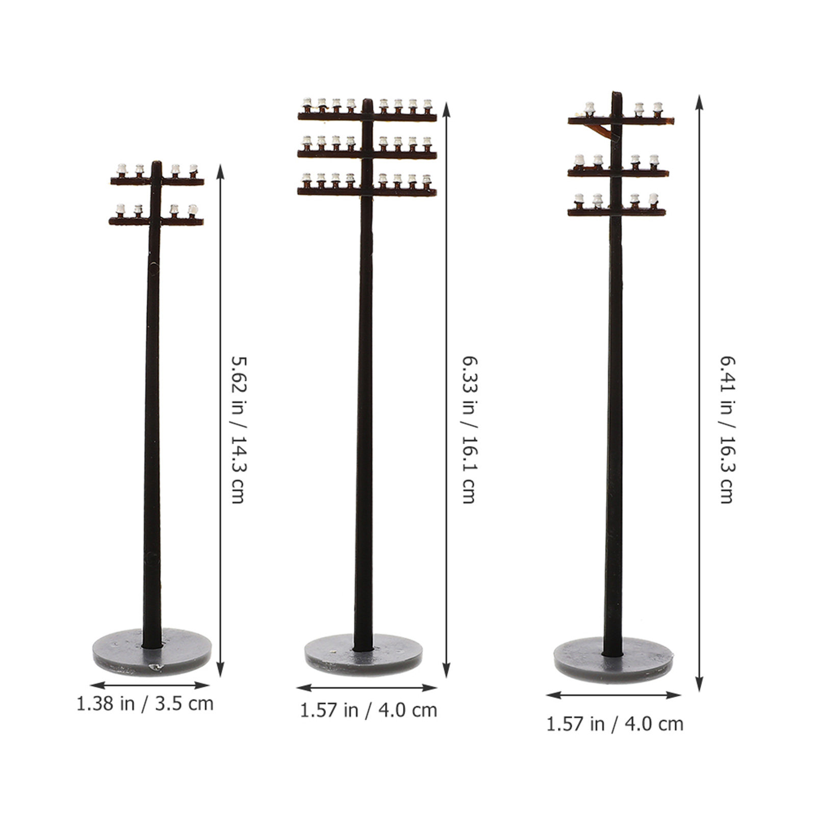 6Pcs Micro Telegraph Poles Smo - đánh giá và giá Model Kit Box