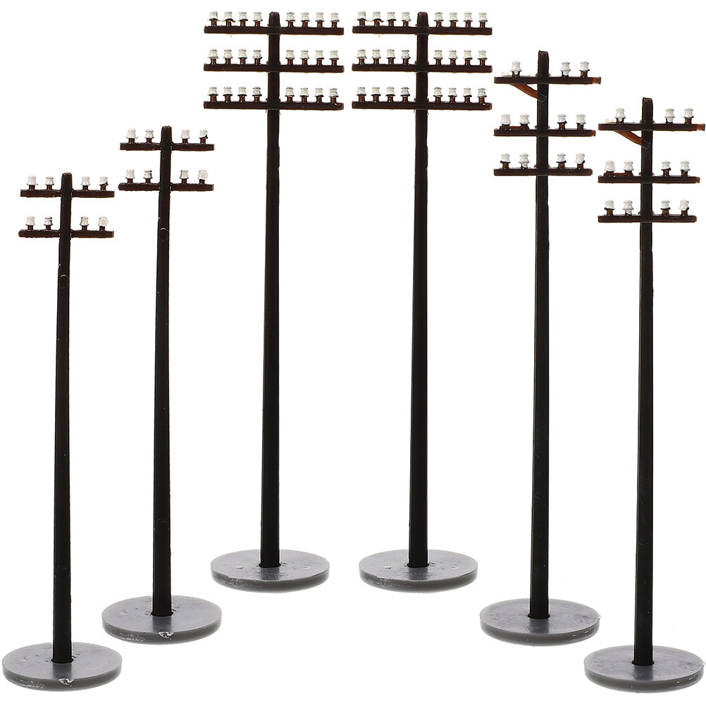6Pcs Micro Telegraph Poles Smo - đánh giá và giá Model Kit Box