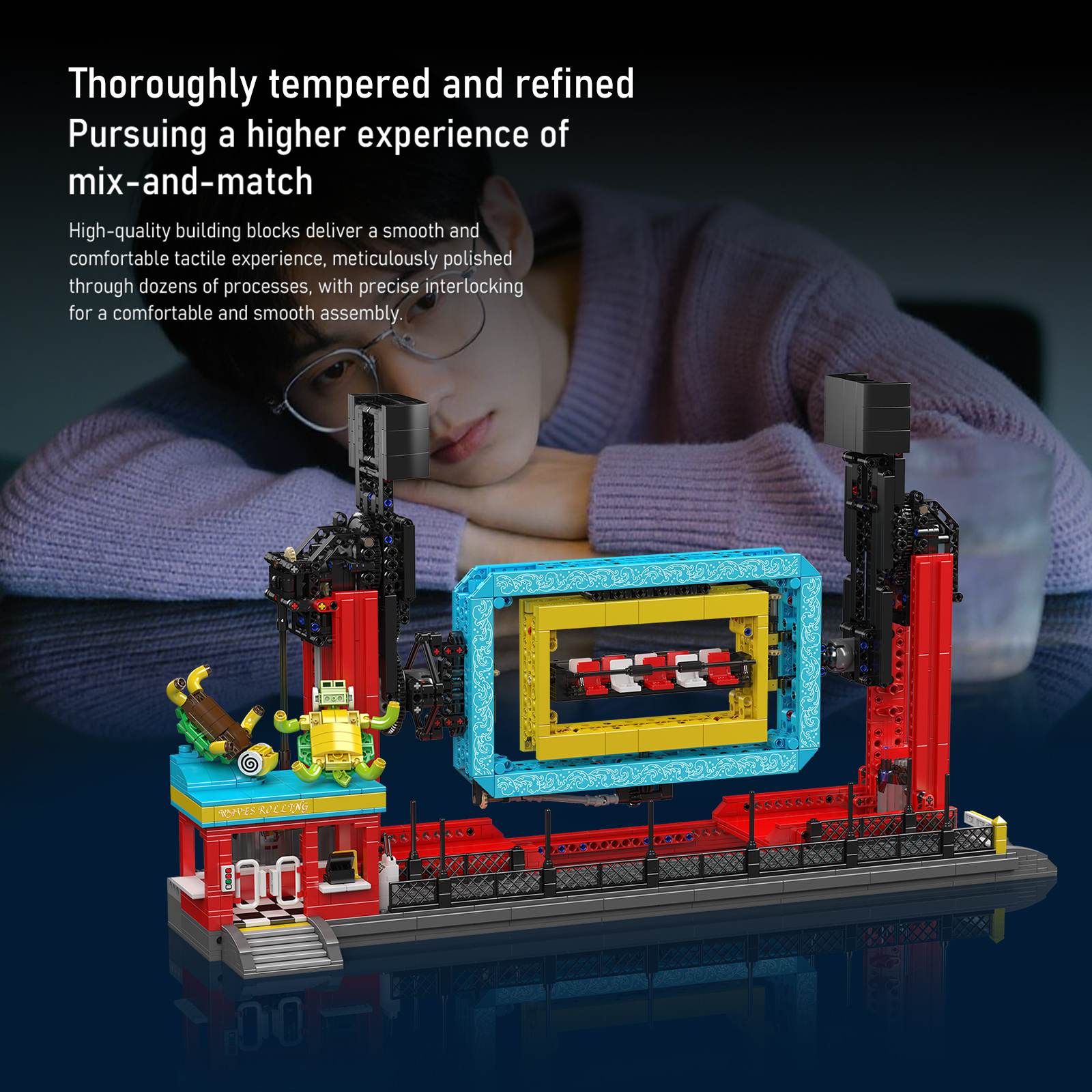 2118PCS Rolling Waves Ride Toy - đánh giá và giá Model Kit Competition