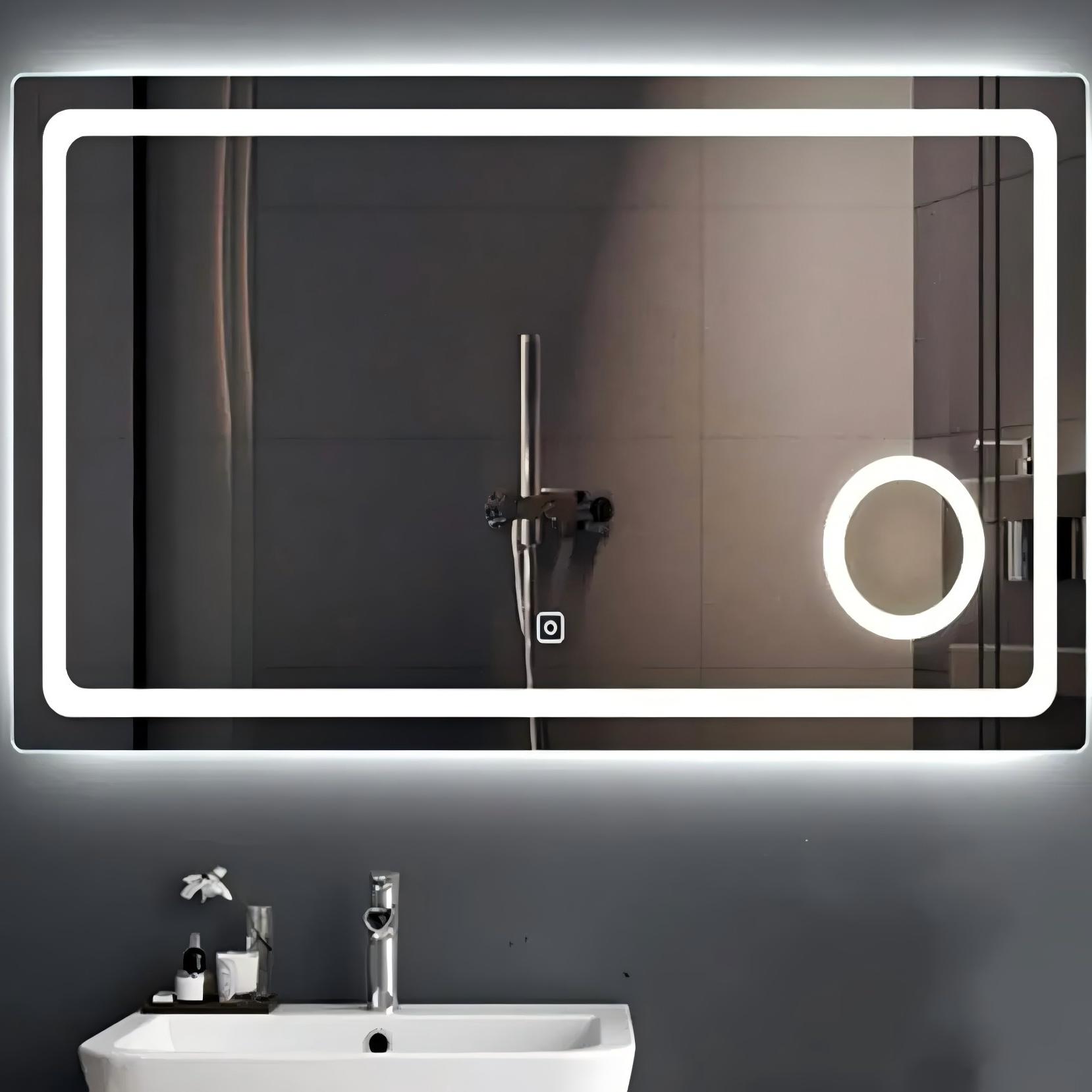 Custom Size Wall Mounted Vanit - đánh giá và giá Magnifier With Light