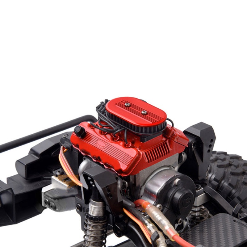 GRC V8 Engine Fan Radiator Mot - đánh giá và giá Model Kit Engine V8