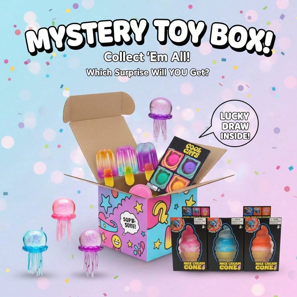 100+ Pieces Assorted Squishy F - đánh giá và giá Model Kit Box