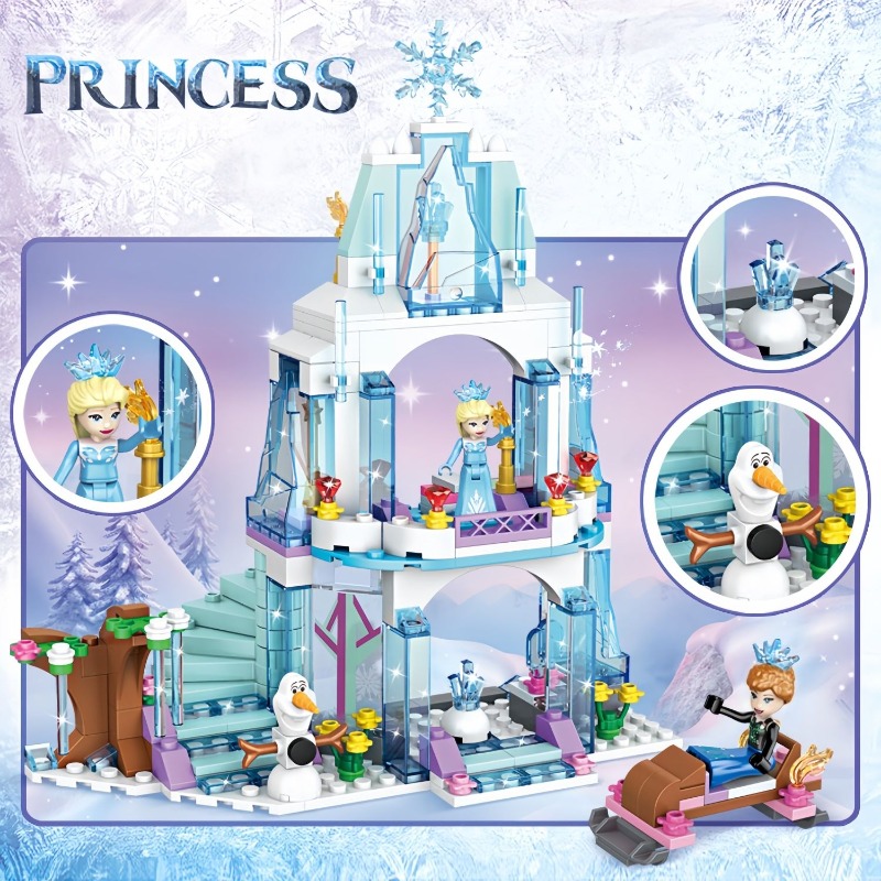 Elsa Ice Castle Building Block - đánh giá và giá Model Kit House