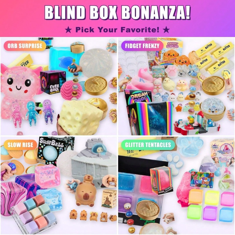 Squish Time Nee Doh Mystery Bl - đánh giá và giá Model Kit Box