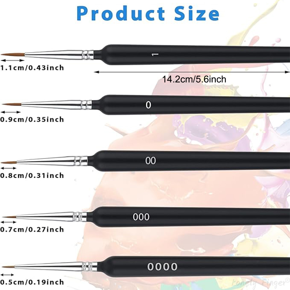 5/11Pcs Paint Brushes Set, Art - đánh giá và giá Metallic Paint Set