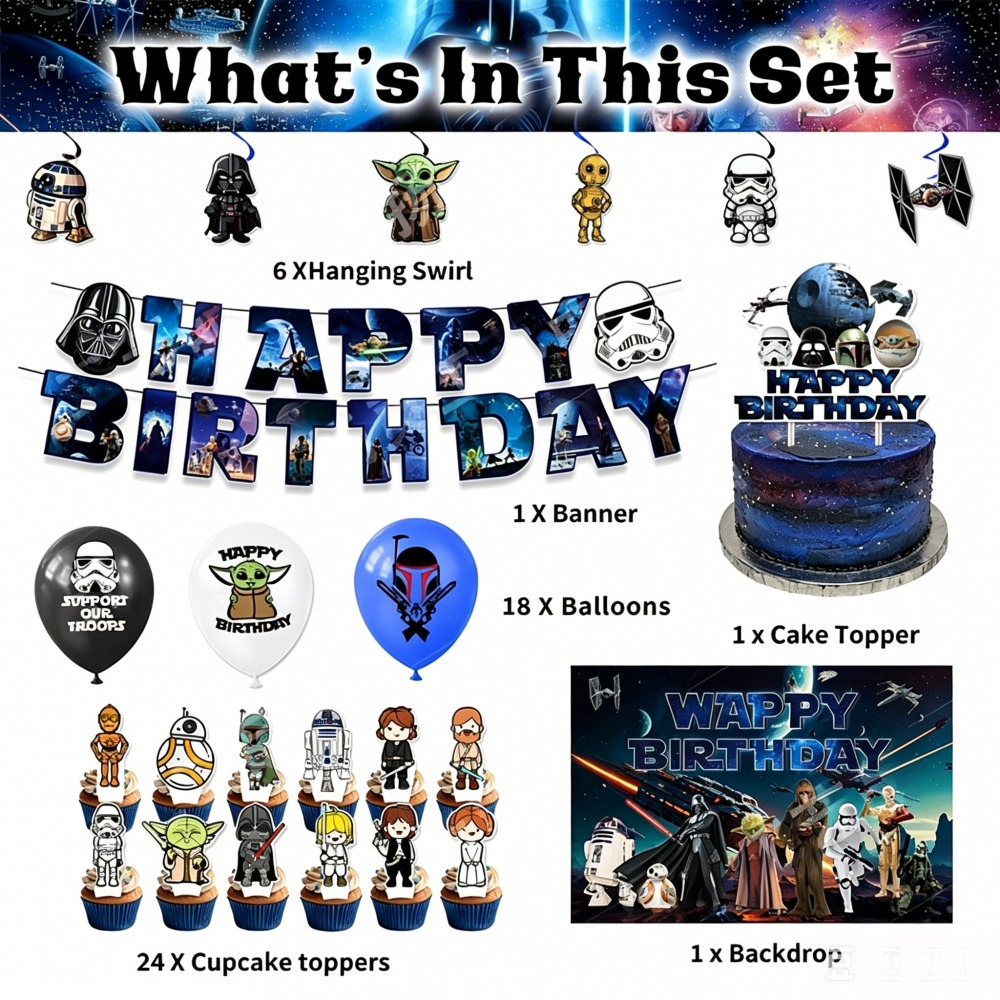 Star Wars Birthday Party Suppl - đánh giá và giá Model Kit Star Wars