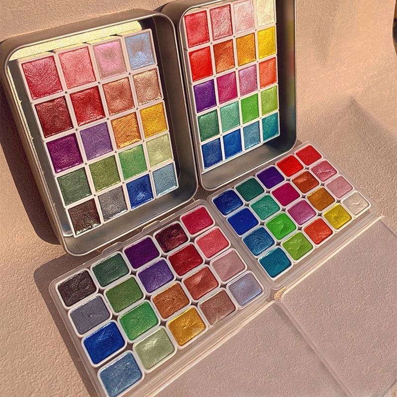 Pearlescent Paints Portable 20 - đánh giá và giá Metallic Paint Set
