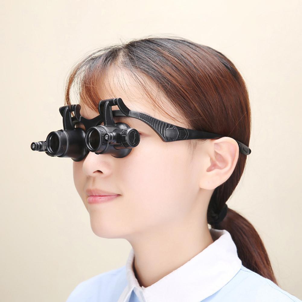 10-25X Head-Worn Magnifier wit - đánh giá và giá Magnifier With Light