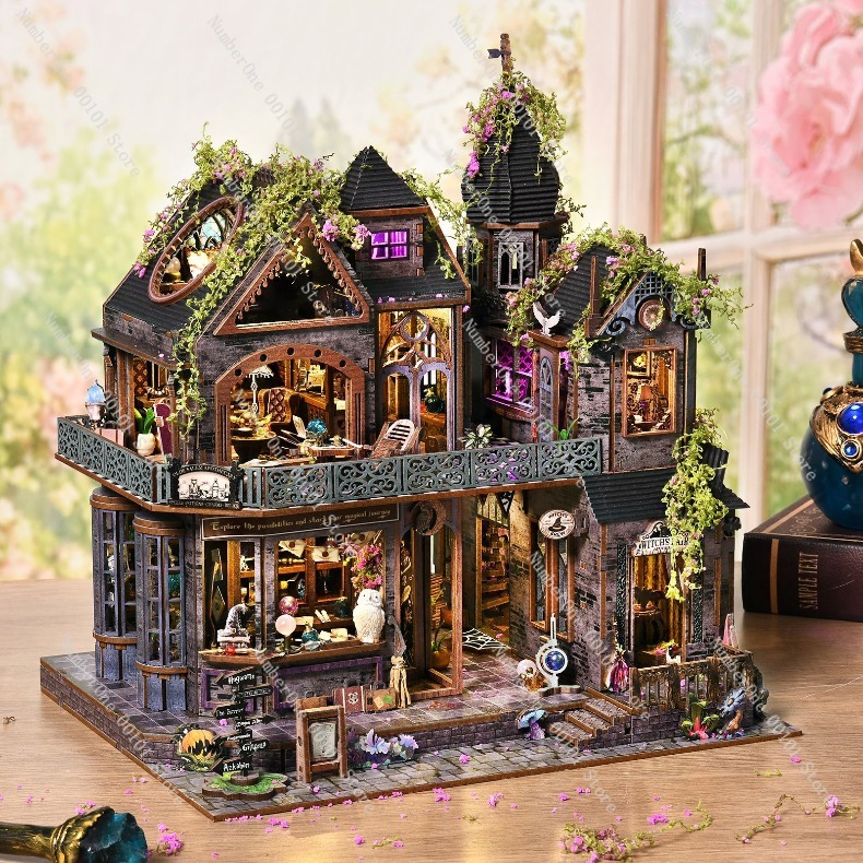 Wooden Miniature House Buildin - đánh giá và giá Model Kit House