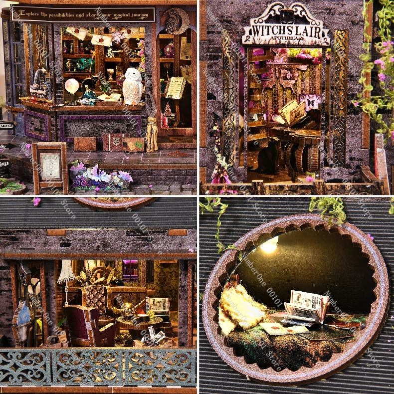 Wooden Miniature House Buildin - đánh giá và giá Model Kit House
