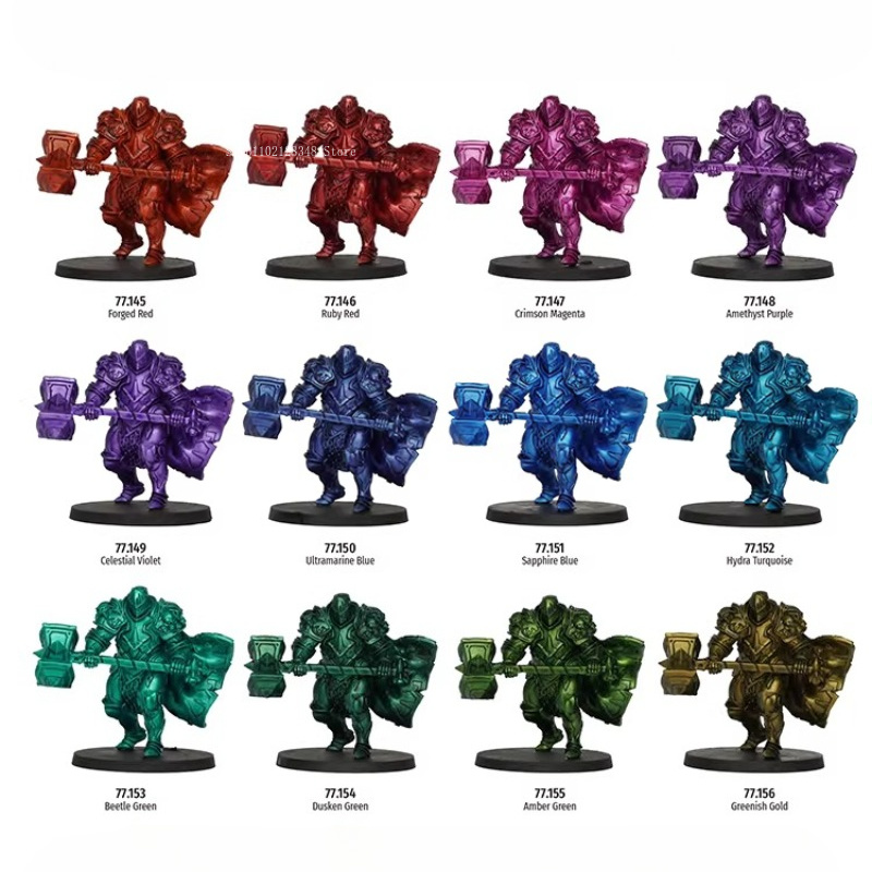 Water-based Metallic Paint Set - đánh giá và giá Metallic Paint Set