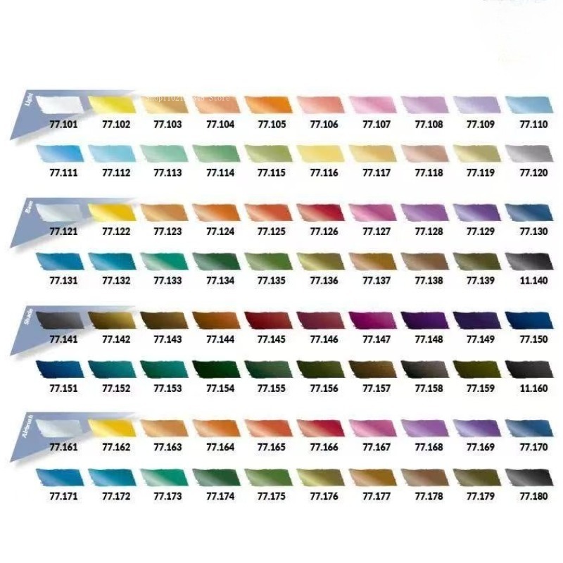 Water-based Metallic Paint Set - đánh giá và giá Metallic Paint Set