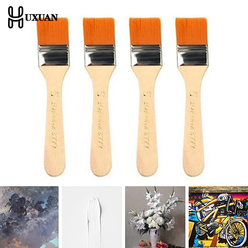 4Pcs/Set Hair Painting Brush A - đánh giá và giá Metallic Paint Set